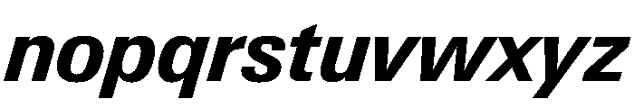 PPNeueGstaadCompact CompactBoldItalic Instance Font LOWERCASE