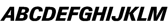 PPNeueGstaadCompact CompactExtraboldItalic Instance Font UPPERCASE