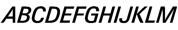 PPNeueGstaadCompact CompactMediumItalic Instance Font UPPERCASE