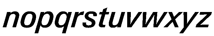 PPNeueGstaadCompact CompactMediumItalic Instance Font LOWERCASE
