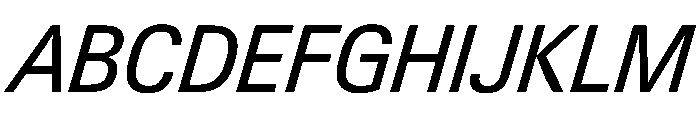 PPNeueGstaadCompact CompactRegularItalic Instance Font UPPERCASE