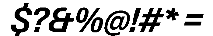PPNeueGstaadCompact CompactSemiboldItalic Instance Font OTHER CHARS