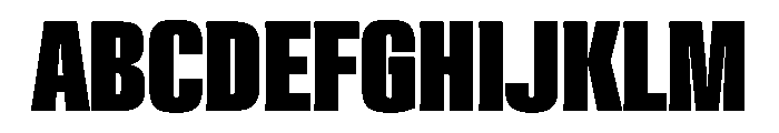 PPNeueGstaadCompressed CompressedBlack Instance Font UPPERCASE