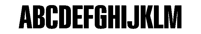 PPNeueGstaadCompressed CompressedBold Instance Font UPPERCASE