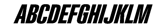 PPNeueGstaadCompressed CompressedBoldItalic Instance Font UPPERCASE
