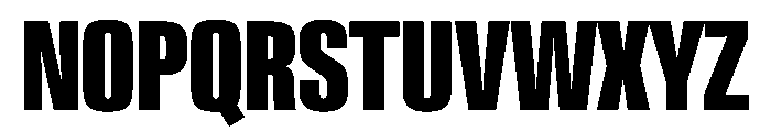 PPNeueGstaadCompressed CompressedExtrabold Instance Font UPPERCASE