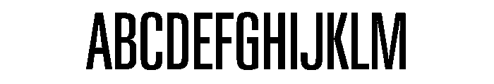 PPNeueGstaadCompressed CompressedRegular Instance Font UPPERCASE