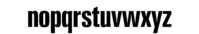 PPNeueGstaadCompressed CompressedSemibold Instance Font LOWERCASE