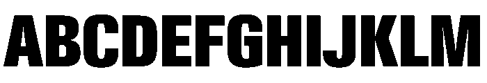 PPNeueGstaadCondensed CondensedBlack Instance Font UPPERCASE