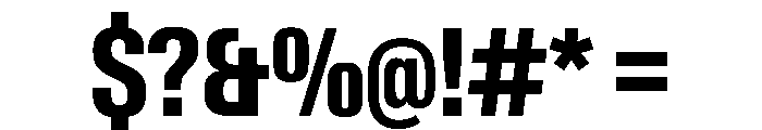 PPNeueGstaadCondensed CondensedBold Instance Font OTHER CHARS