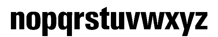 PPNeueGstaadCondensed CondensedBold Instance Font LOWERCASE