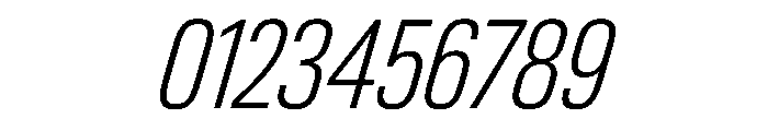 PPNeueGstaadCondensed CondensedExtralightItalic Instance Font OTHER CHARS