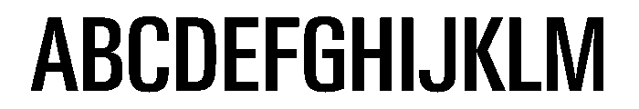 PPNeueGstaadCondensed CondensedMedium Instance Font UPPERCASE
