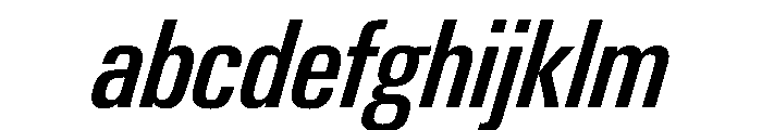 PPNeueGstaadCondensed CondensedMediumItalic Instance FONT