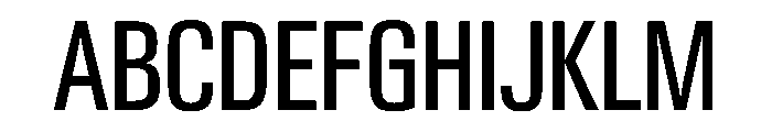 PPNeueGstaadCondensed CondensedRegular Instance Font UPPERCASE