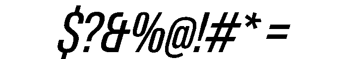 PPNeueGstaadCondensed CondensedRegularItalic Instance Font OTHER CHARS