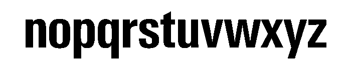 PPNeueGstaadCondensed CondensedSemibold Instance Font LOWERCASE