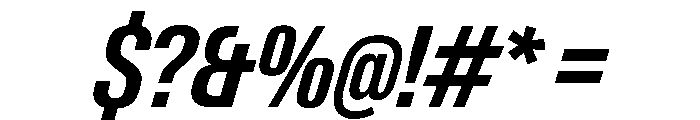 PPNeueGstaadCondensed CondensedSemiboldItalic Instance Font OTHER CHARS