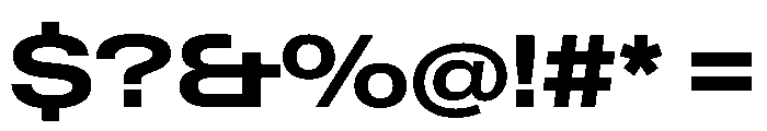 PPNeueGstaadExpanded ExpandedBold Instance Font OTHER CHARS