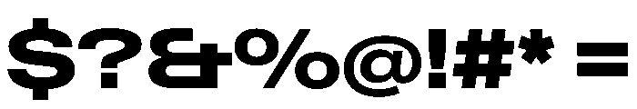 PPNeueGstaadExpanded ExpandedExtrabold Instance Font OTHER CHARS