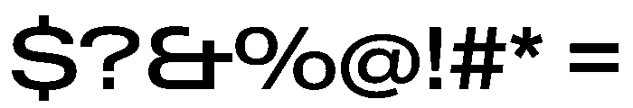 PPNeueGstaadExpanded ExpandedMedium Instance Font OTHER CHARS