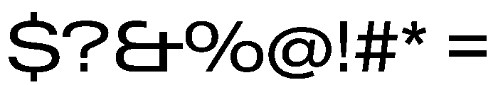 PPNeueGstaadExpanded ExpandedRegular Instance Font OTHER CHARS