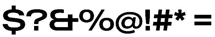 PPNeueGstaadExpanded ExpandedSemibold Instance Font OTHER CHARS
