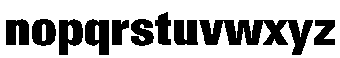 PPNeueGstaadNarrow NarrowBlack Instance Font LOWERCASE