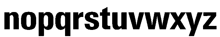 PPNeueGstaadNarrow NarrowBold Instance Font LOWERCASE