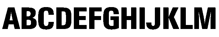 PPNeueGstaadNarrow NarrowExtrabold Instance Font UPPERCASE