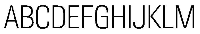 PPNeueGstaadNarrow NarrowExtralight Instance Font UPPERCASE