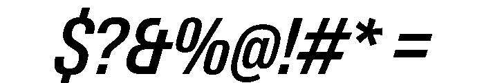 PPNeueGstaadNarrow NarrowMediumItalic Instance Font OTHER CHARS