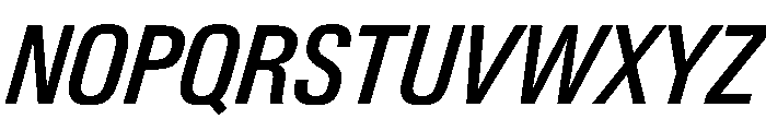 PPNeueGstaadNarrow NarrowMediumItalic Instance Font UPPERCASE