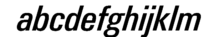 PPNeueGstaadNarrow NarrowMediumItalic Instance FONT