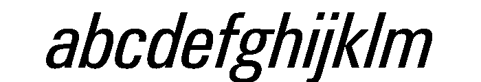 PPNeueGstaadNarrow NarrowRegularItalic Instance FONT
