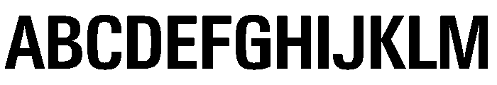 PPNeueGstaadNarrow NarrowSemibold Instance Font UPPERCASE