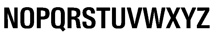 PPNeueGstaadNarrow NarrowSemibold Instance Font UPPERCASE