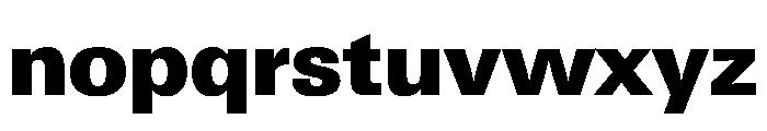 PPNeueGstaadNormal Black Instance Font LOWERCASE