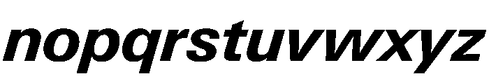 PPNeueGstaadNormal BoldItalic Instance Font LOWERCASE