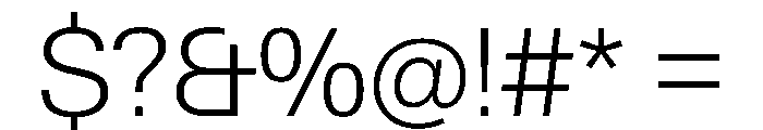 PPNeueGstaadNormal Extralight Instance Font OTHER CHARS