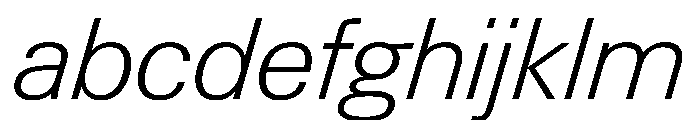 PPNeueGstaadNormal ExtralightItalic Instance FONT