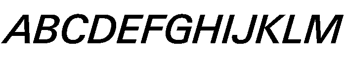 PPNeueGstaadNormal MediumItalic Instance Font UPPERCASE