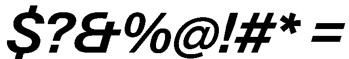 PPNeueGstaadNormal SemiboldItalic Instance Font OTHER CHARS