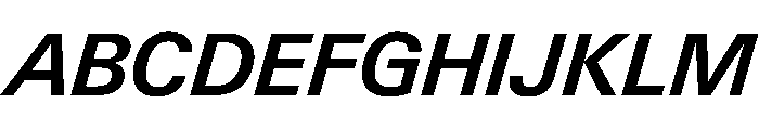 PPNeueGstaadNormal SemiboldItalic Instance Font UPPERCASE