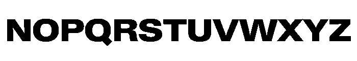 PPNeueGstaadWide WideBlack Instance Font UPPERCASE