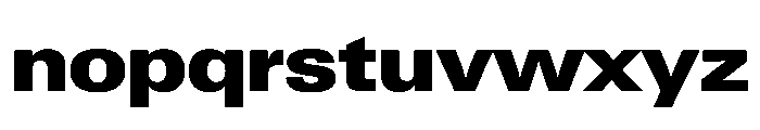 PPNeueGstaadWide WideBlack Instance Font LOWERCASE
