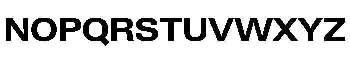 PPNeueGstaadWide WideBold Instance Font UPPERCASE