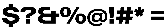 PPNeueGstaadWide WideExtrabold Instance Font OTHER CHARS