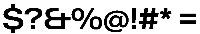 PPNeueGstaadWide WideSemibold Instance Font OTHER CHARS