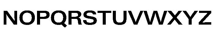 PPNeueGstaadWide WideSemibold Instance Font UPPERCASE